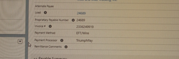 TriumphPay being used within Revenova TMS