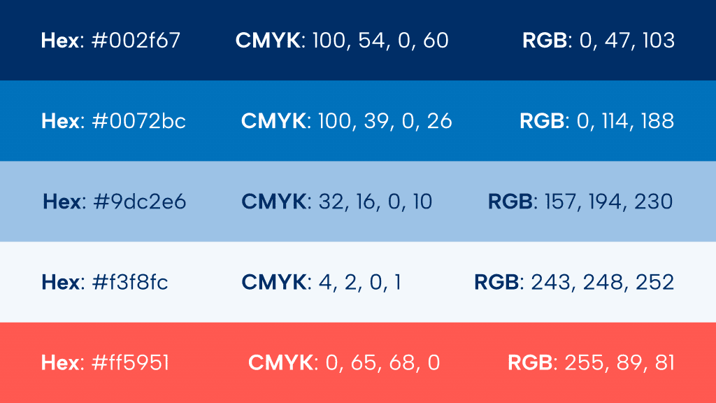 Revenova color palette Revenova color palette