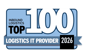 Inbound Logistics Top 100 Logistics IT Provider badge