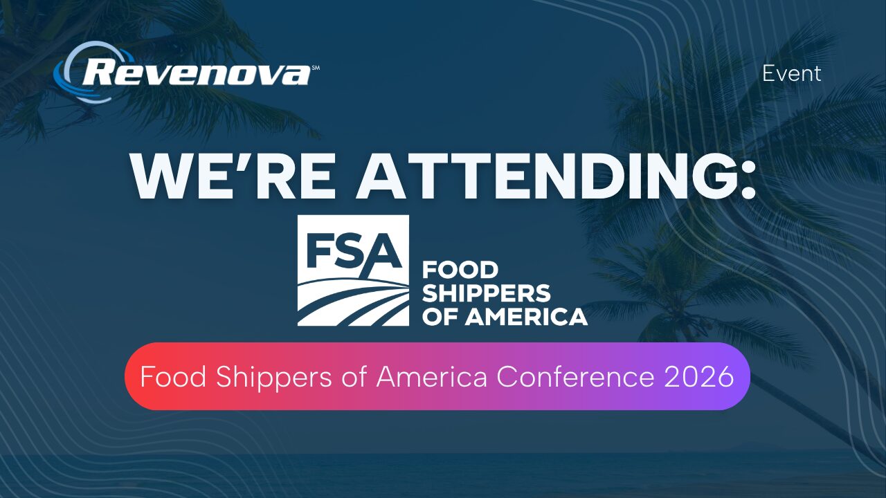 Revenova branding at the Food Shippers of America 70th Annual Conference in Orlando, Florida.